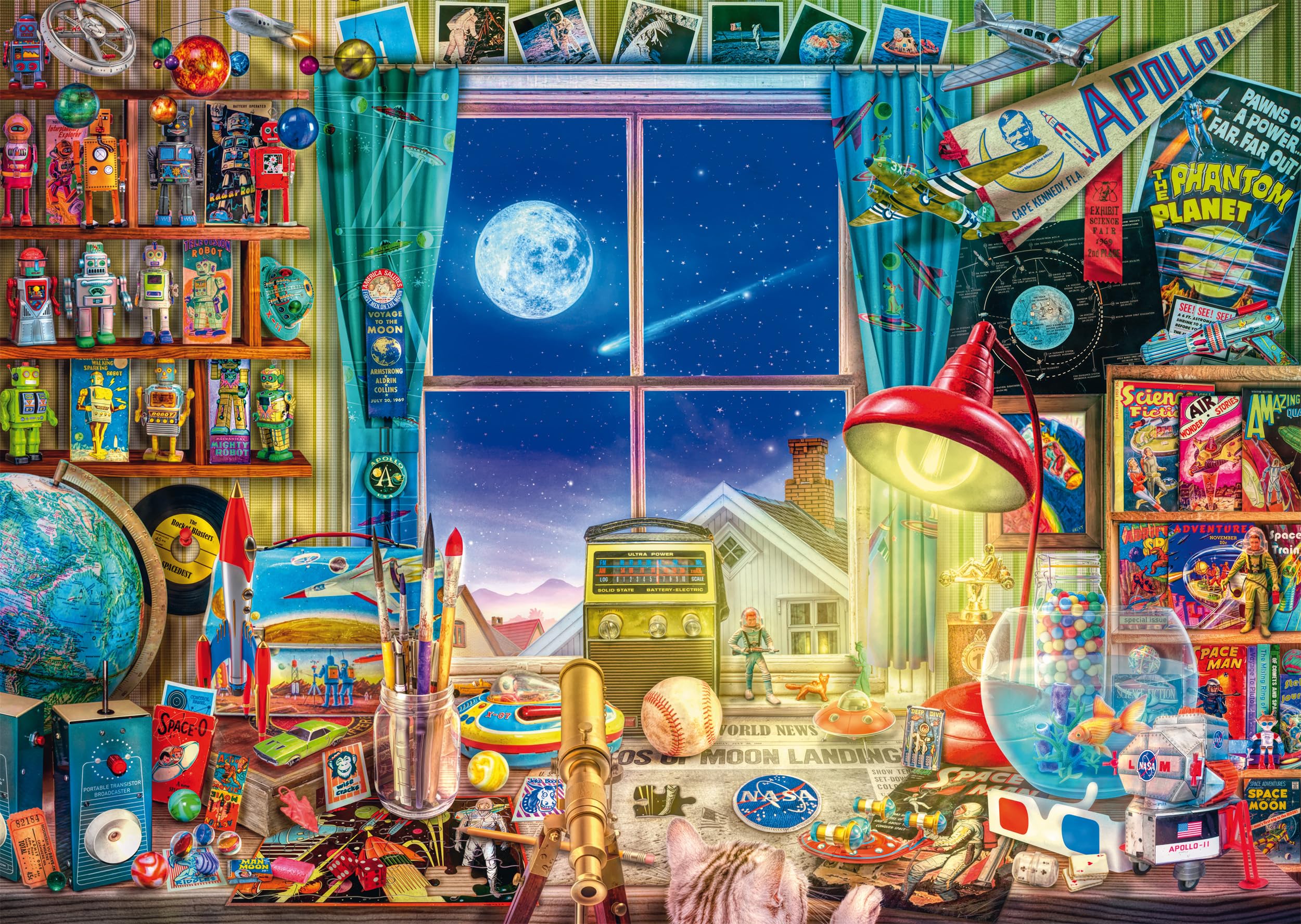 Schmidt Spiele 58882 To the Moon, 1000 Piece Puzzle