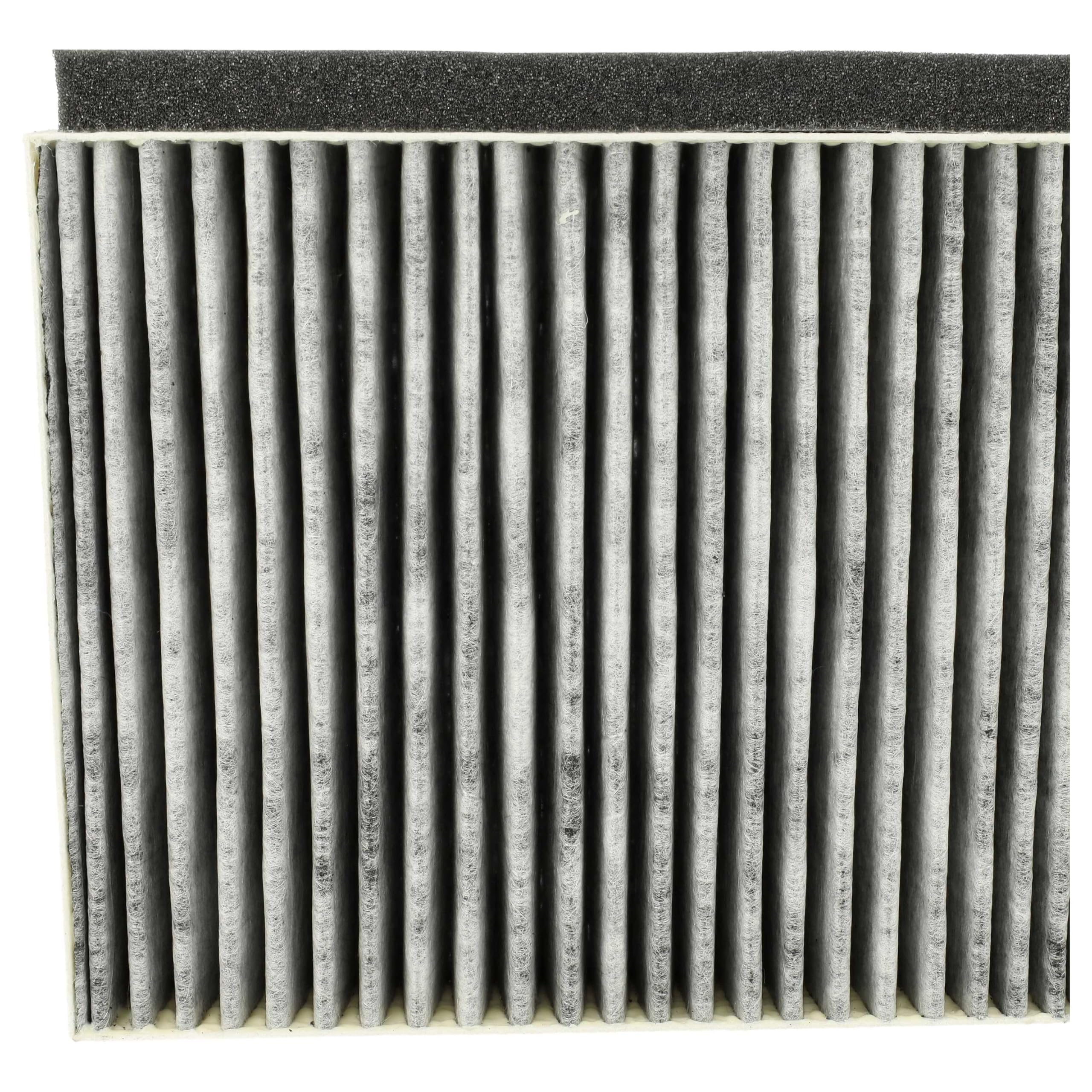 vhbw 2x Aktivkohlefilter kompatibel mit Bosch DWB66BC50 | DWB66BC50/01, DWB64BC50/01, DWB64BC50B/01 Dunstabzugshaube + Halterahmen
