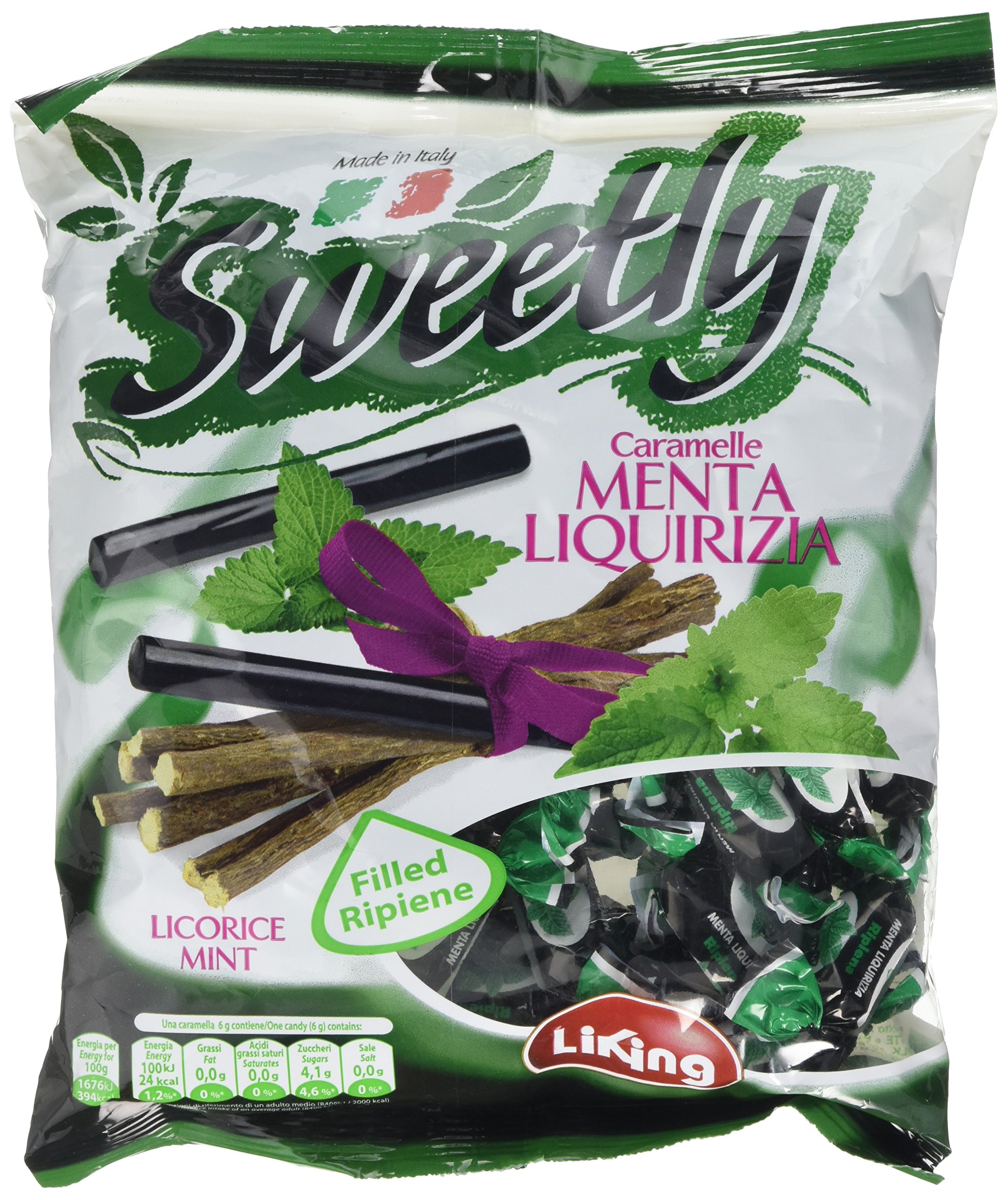 Linking Sweetly Line Mint Liquorice Candies 500 g