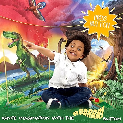 Miniatura 8 de W&O - Tienda de campaña desplegable de cohete para jugar con botón de despegue, juguetes para niños, tienda de campaña espacial, nave espacial para