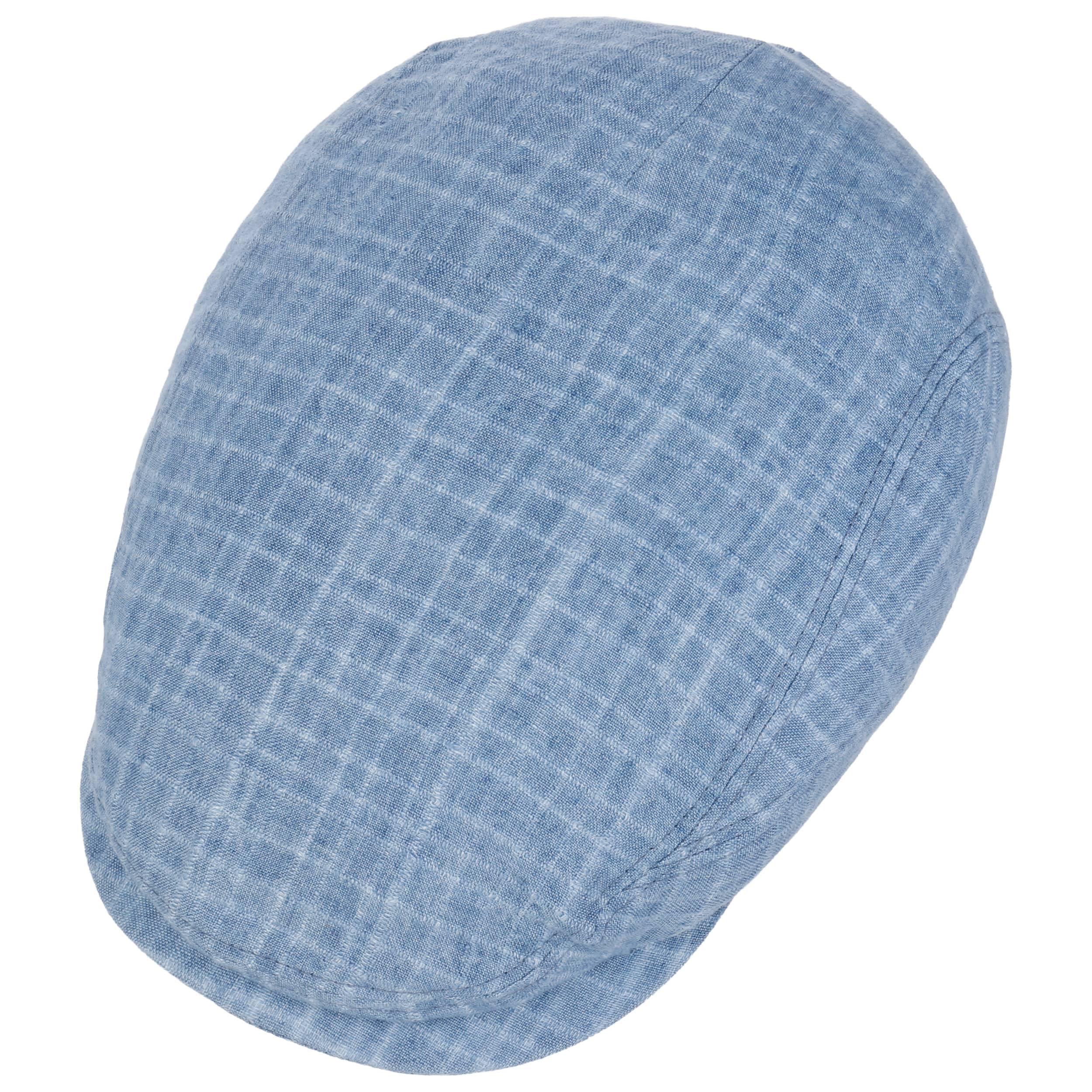 Stetson Driver Barista Schirmmütze Flatcap kariert Made in EU Herren Frühling Sommer