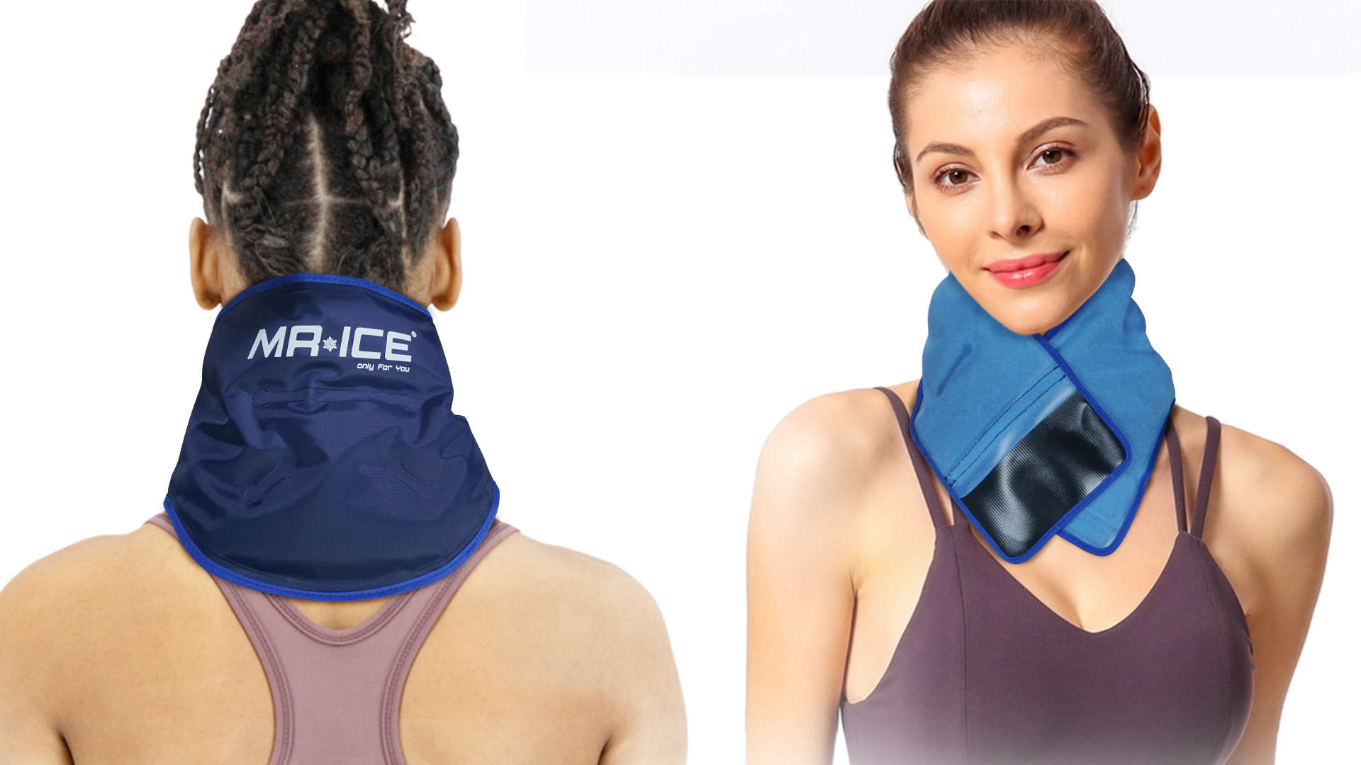 Amazon.com: MR.ICE Neck Ice Pack Wrap for Injuries Reusable Cold