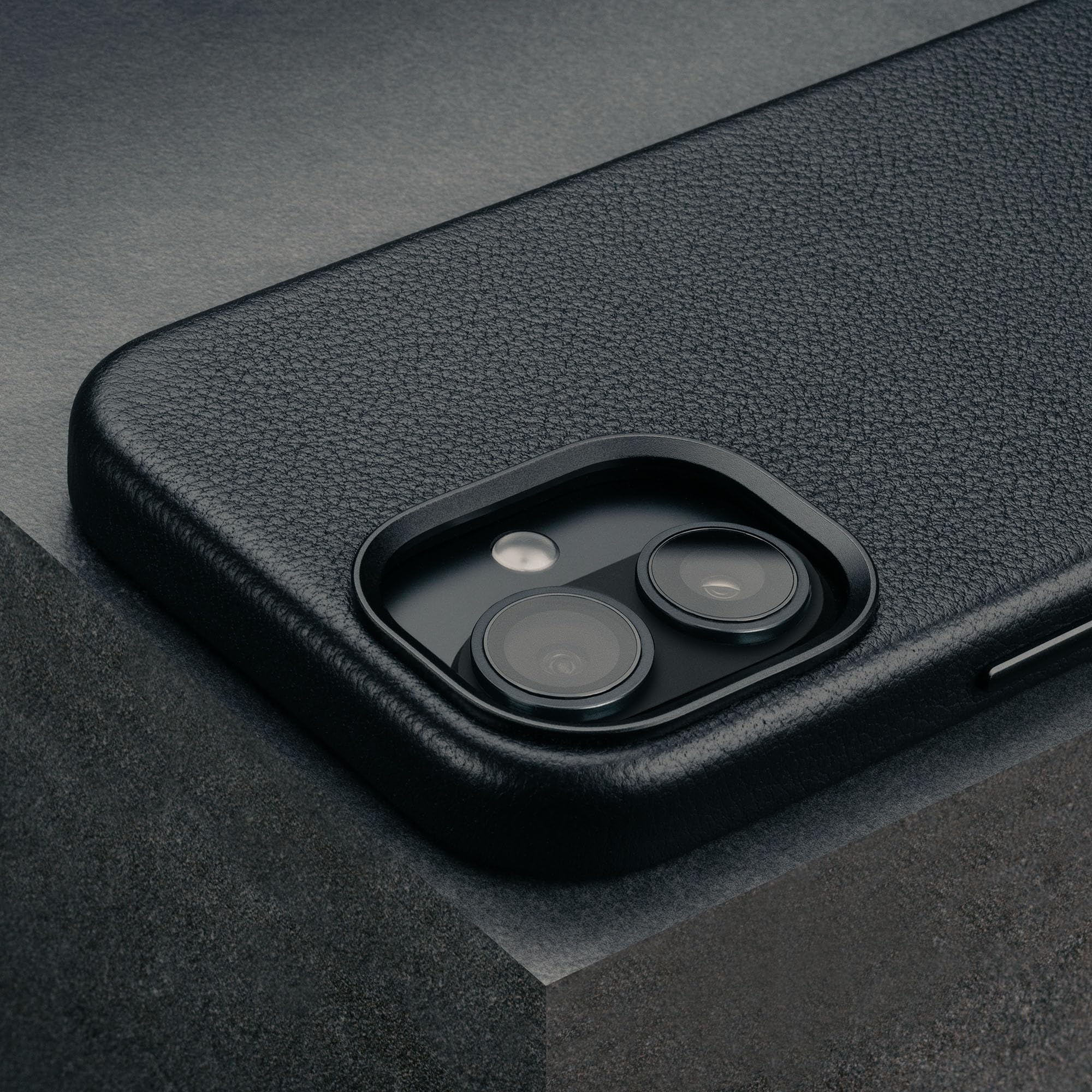 TORRO Case Compatible with iPhone 16 - Premium Leather MagSafe Compatible, Slim Bumper Case (Black) - Image 4