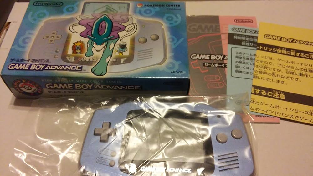 ゲームボーイアドバンス　スイクンブルー Yahoo!オークション - ゲームボーイアドバンス スイクンブルー