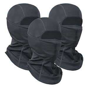 Balaclava Ski Mask 3 Pieces Full Face Cover for Men and Women Breathable Windproof Balaclava Face Mask for