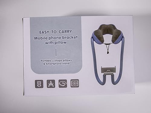 Miniatura 9 de MoKo Soporte para teléfono con cuello de cisne perezoso, soporte universal de rotación de 360 para dispositivos de 4 a 11 pulgadas, compatible con