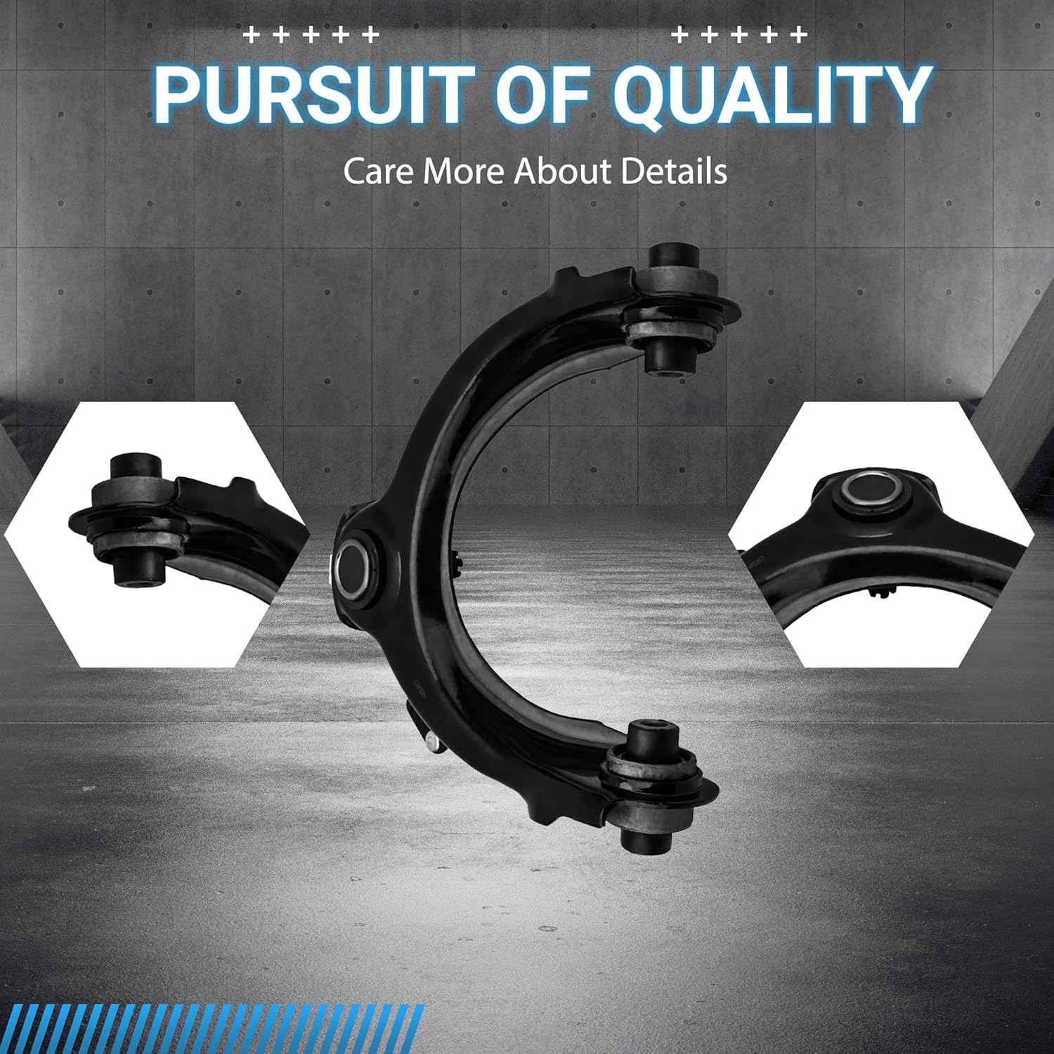 Front Upper and Lower Control Arm Kit Compatible With 2004-2008 Acura TSX, 2003-2007 Honda Accord Suspension Front Control Arm, Tie Rod Ends, Ball Joints