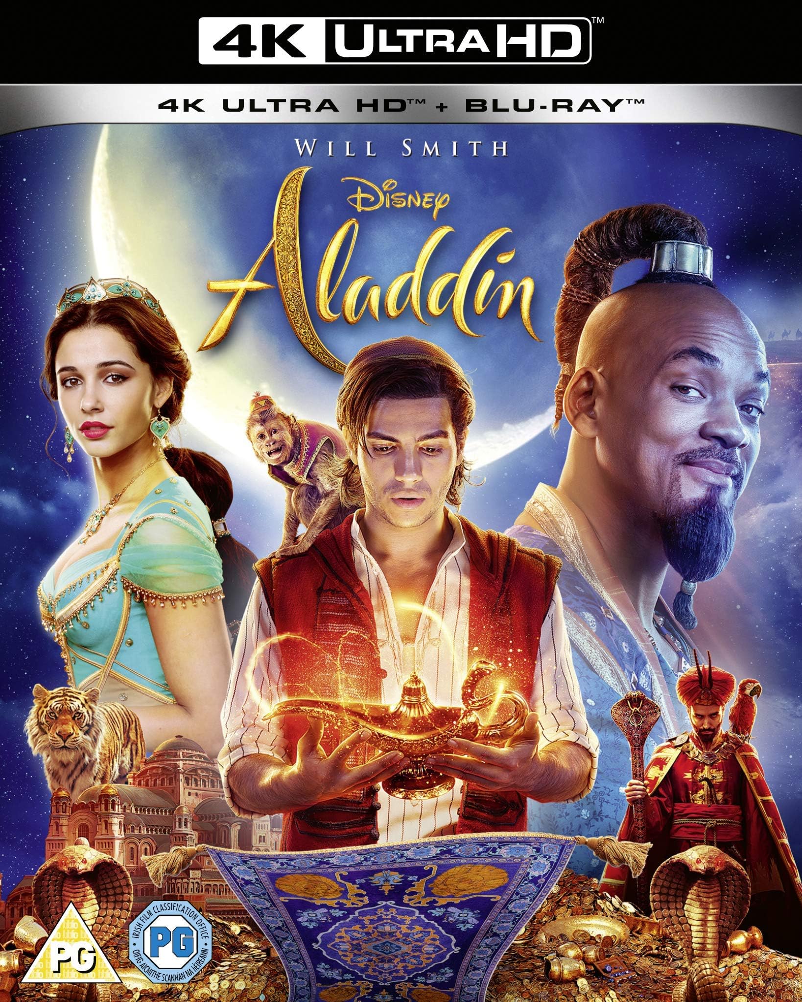 Disney's Aladdin Live Action [4K Ultra-HD + Blu-ray] [2019] [Region Free] [4K UHD]
