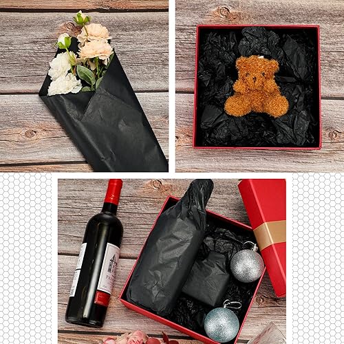 Miniatura 6 de 300 hojas de papel de seda Kraft para embalaje, 14 x 20 pulgadas, papel de seda a granel, decorativo para Pascua irlandesa, baby shower, graduación,