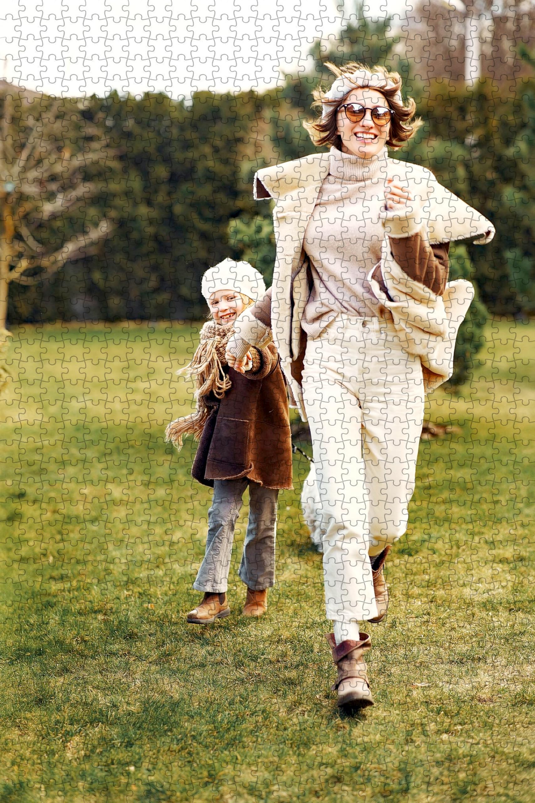 Puzzle personnalisé, puzzles personnalisés à partir de photos 35/120/200/300/500/1000 pièces, puzzle en bois personnalisé cadeau pour famille, mariage, anniversaire, Saint-Valentin, animal domestique