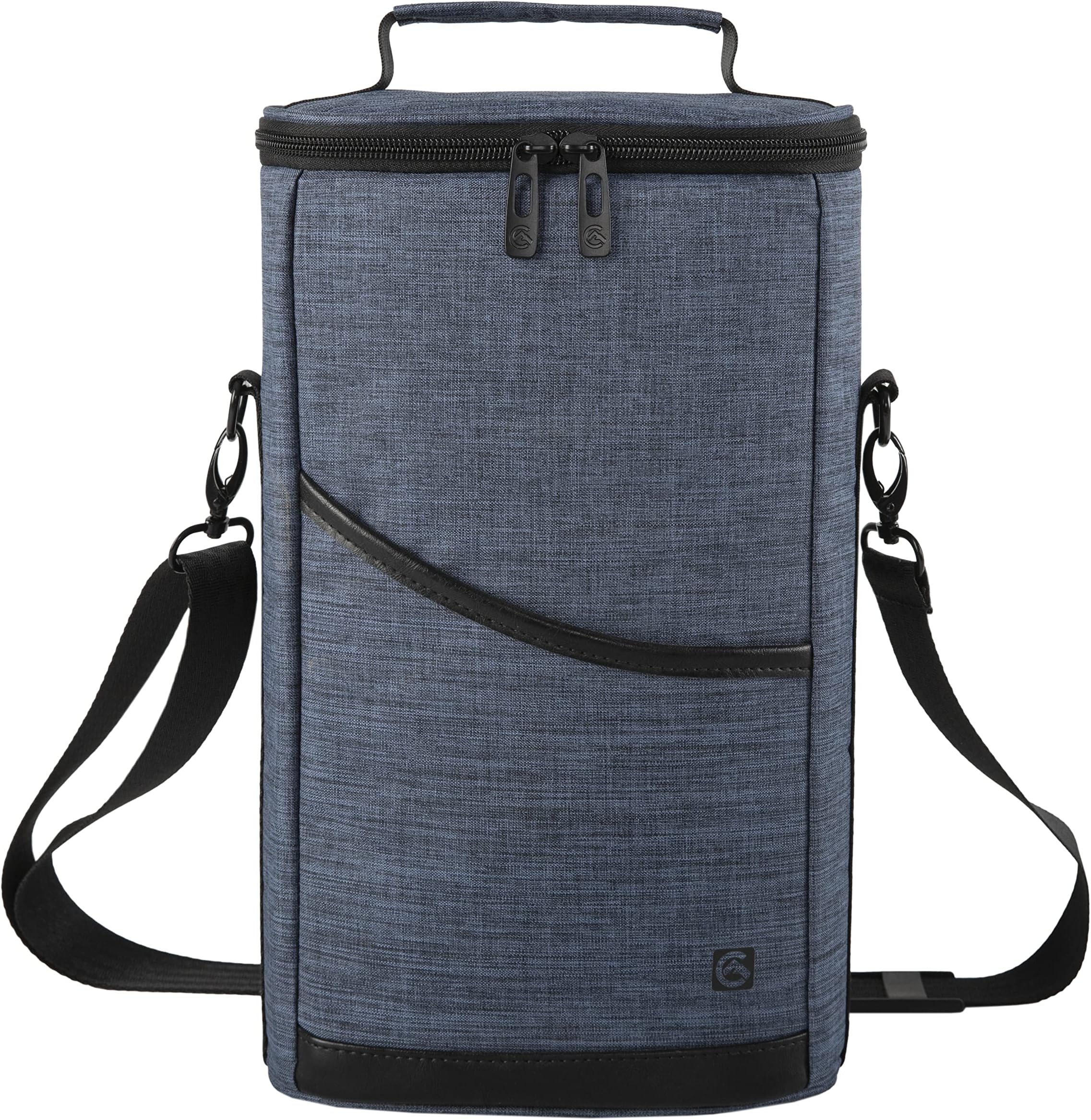 GIFORYA 2 Bottle Wine Bag, Wine Tote Carrier, Wine Cooler