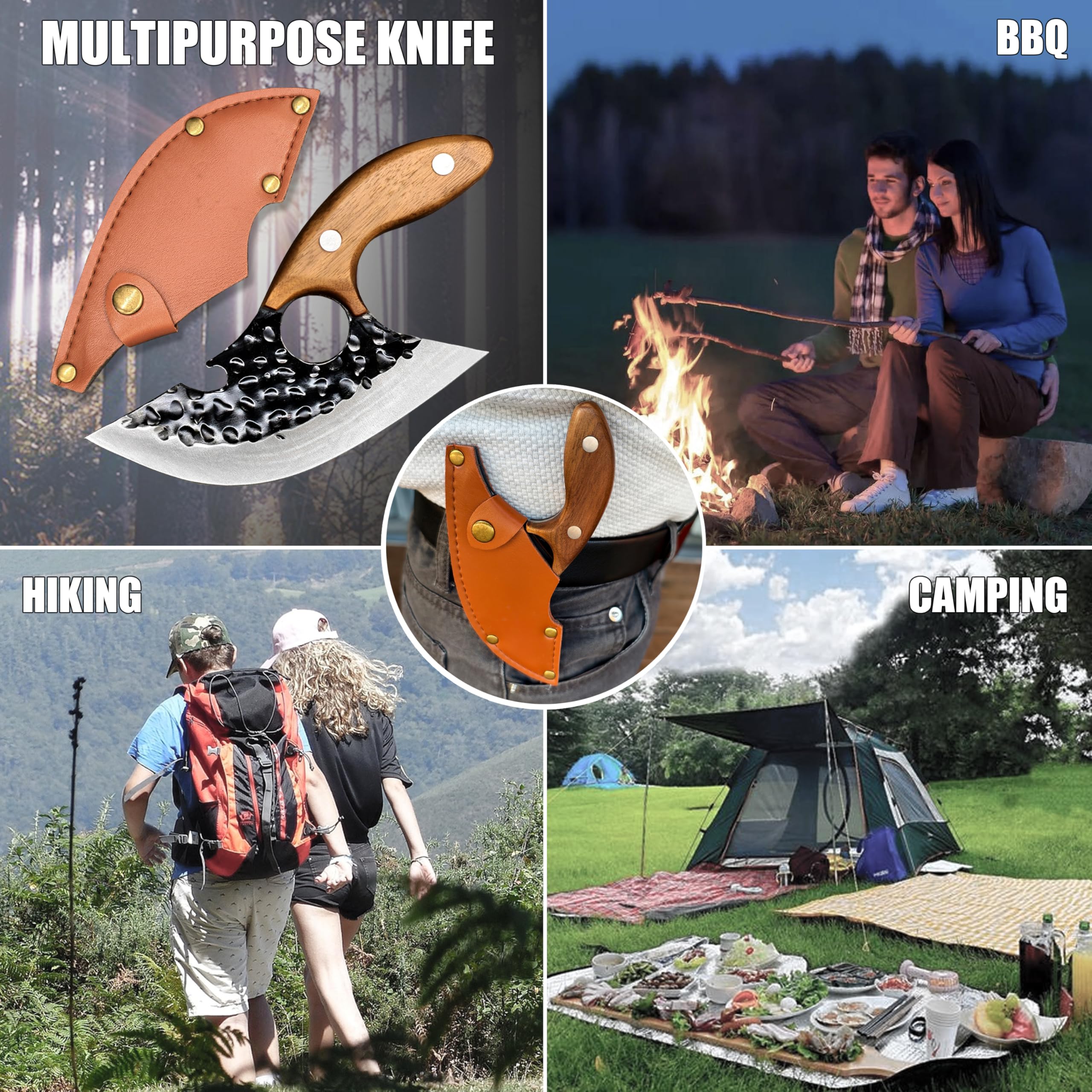 Viking Ulu Knife - Bone Cutting & BBQ Prep -7 Viking Ulu Knife - Bone Cutting & BBQ Prep -7
