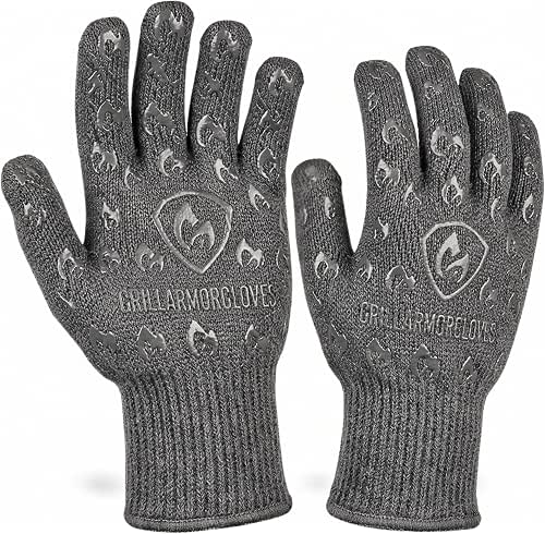 Oven Gloves with Fingers - 932°F Extreme Heat Proof and