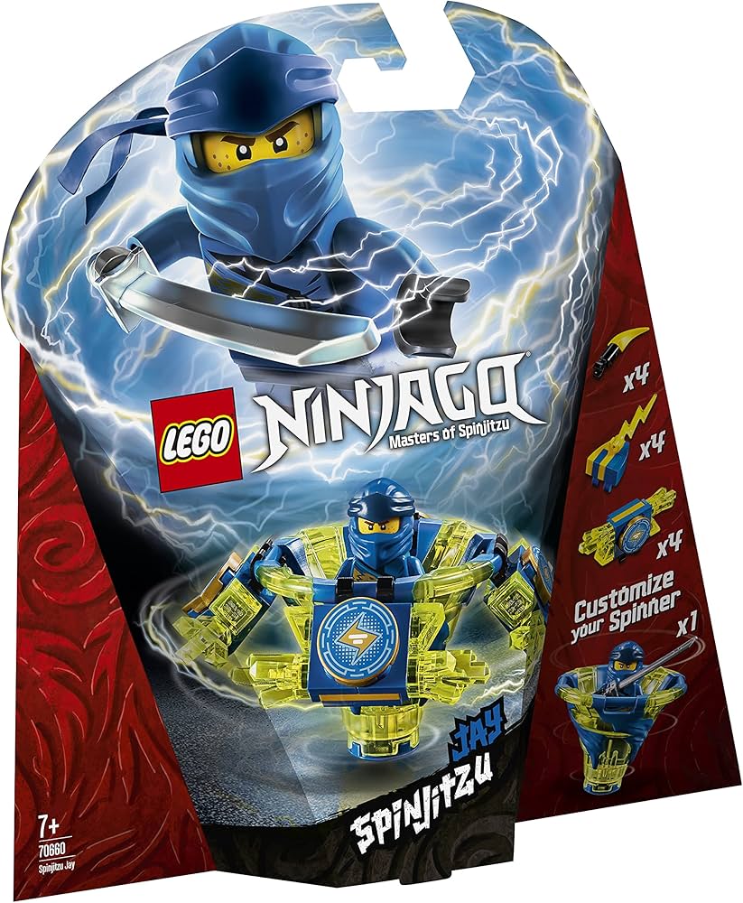 LEGO NINJAGO Spinjitzu Jay Building Blocks for Kids (97 Pcs) 70660
