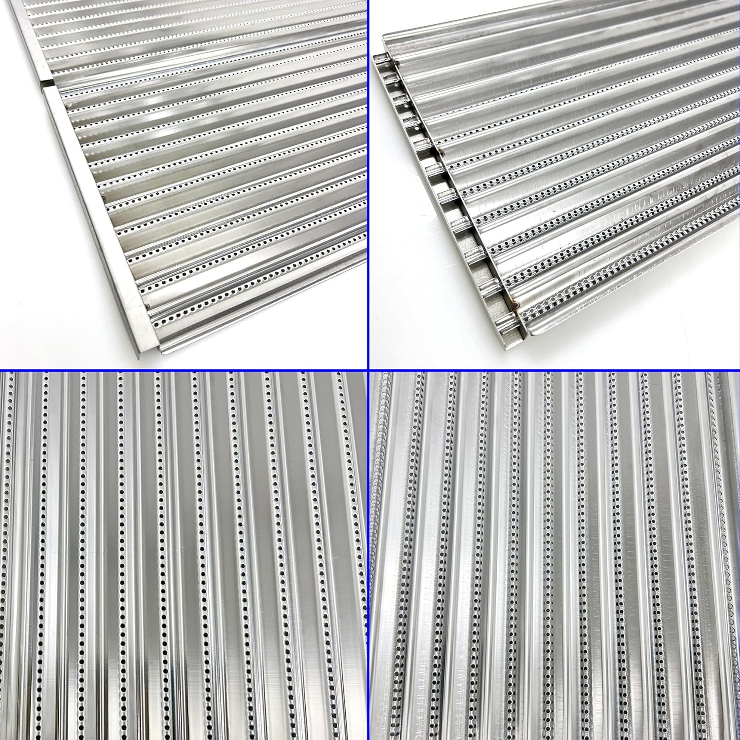 Direct Store Parts DS124 17" Stainless Steel Emitter Plates TRU-Infrared Grill Grates for Charbroil Performance Tru-Infrared 3 Burner Gas Grill 463335014, 463370015, 463371116, 463335115, 3PK