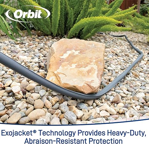 Miniatura 6 de Orbit 33185 ExoJacket - Manguera de jardín de tela resistente, 50 pies x 58 pulgadas