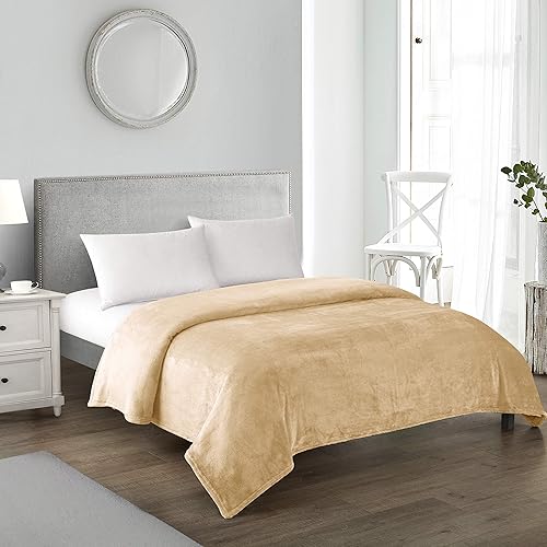 Miniatura 3 de Chic Home Zahava - Manta de forro polar ultra suave, tamaño King, azul marino