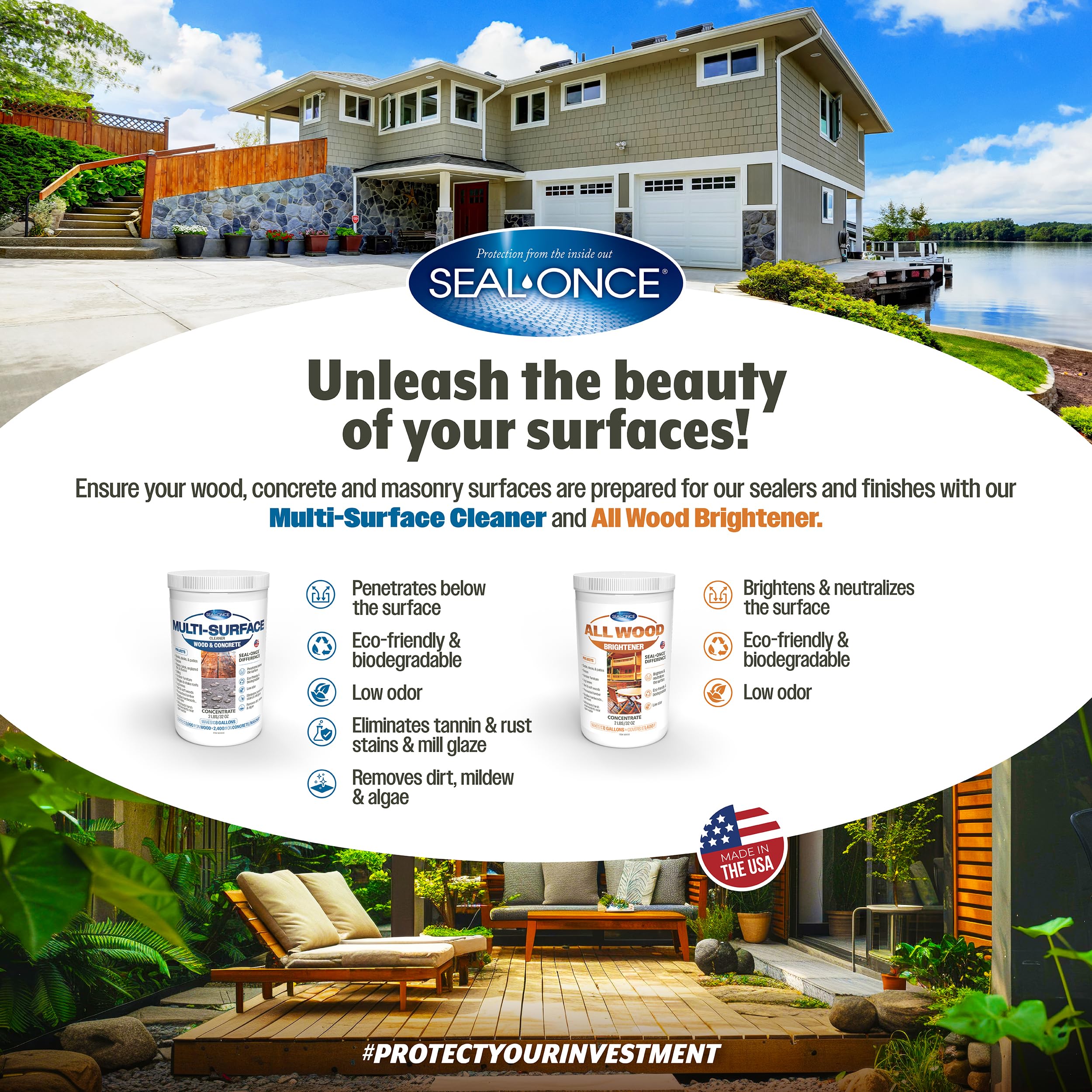 Snapklik.com : Seal-Once Premium Multi-Surface Cleaner Concentrate ...