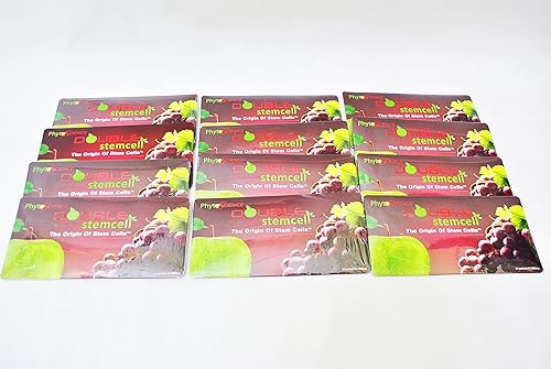 12X PhytoCellTec Apple y Grape StemCell Suplemento doble StemCell Anti Envejecimiento