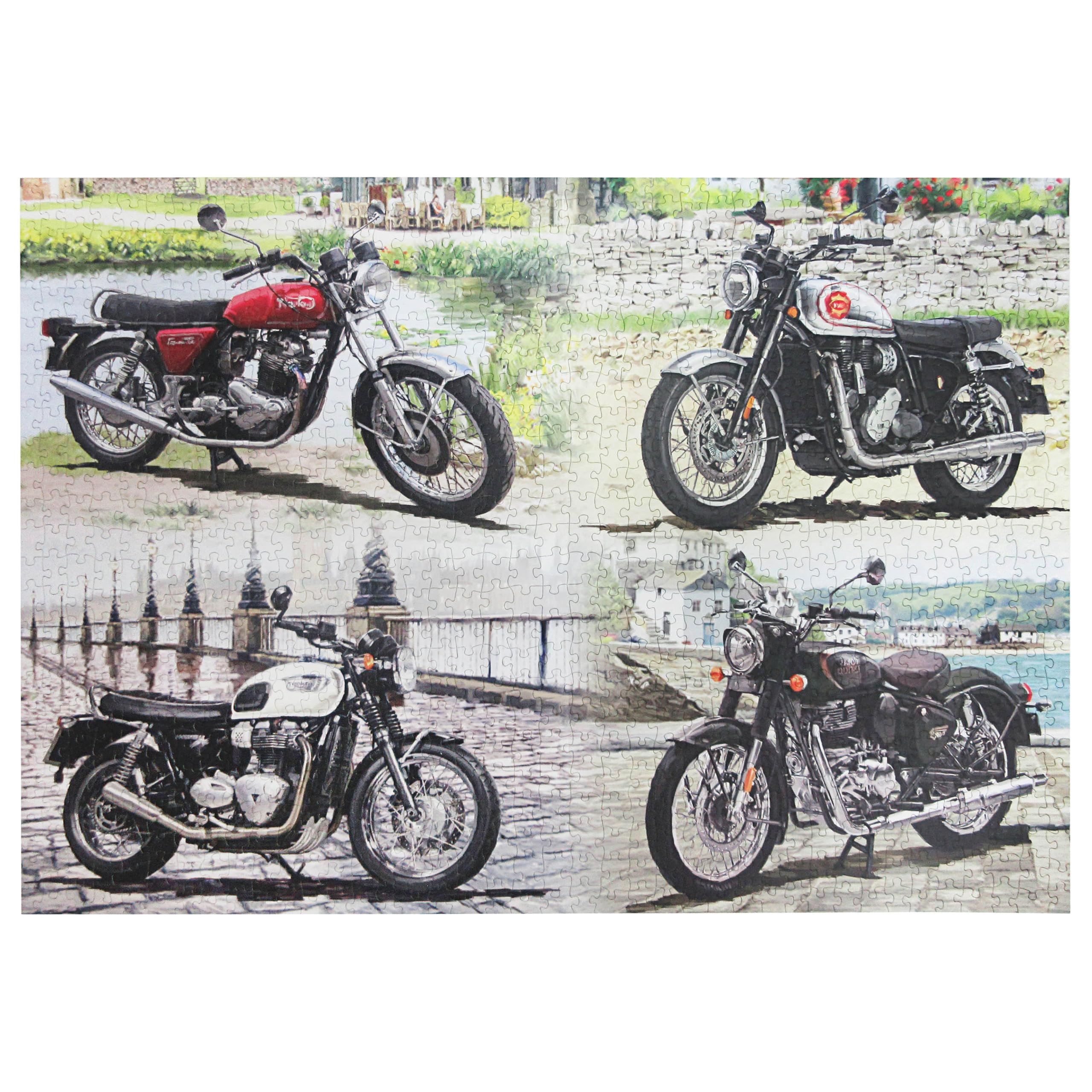 The Leonardo Collection Macneil Studios Motorcycles Puzzles 1000pc