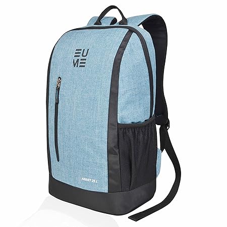 EUME Arriet 25L Water Resistant Laptop Bag/Backpack for Laptop/MacBook up to 15.6 inches for Office/Travel/College for Men and Women with 3 compartments (Teal Blue)