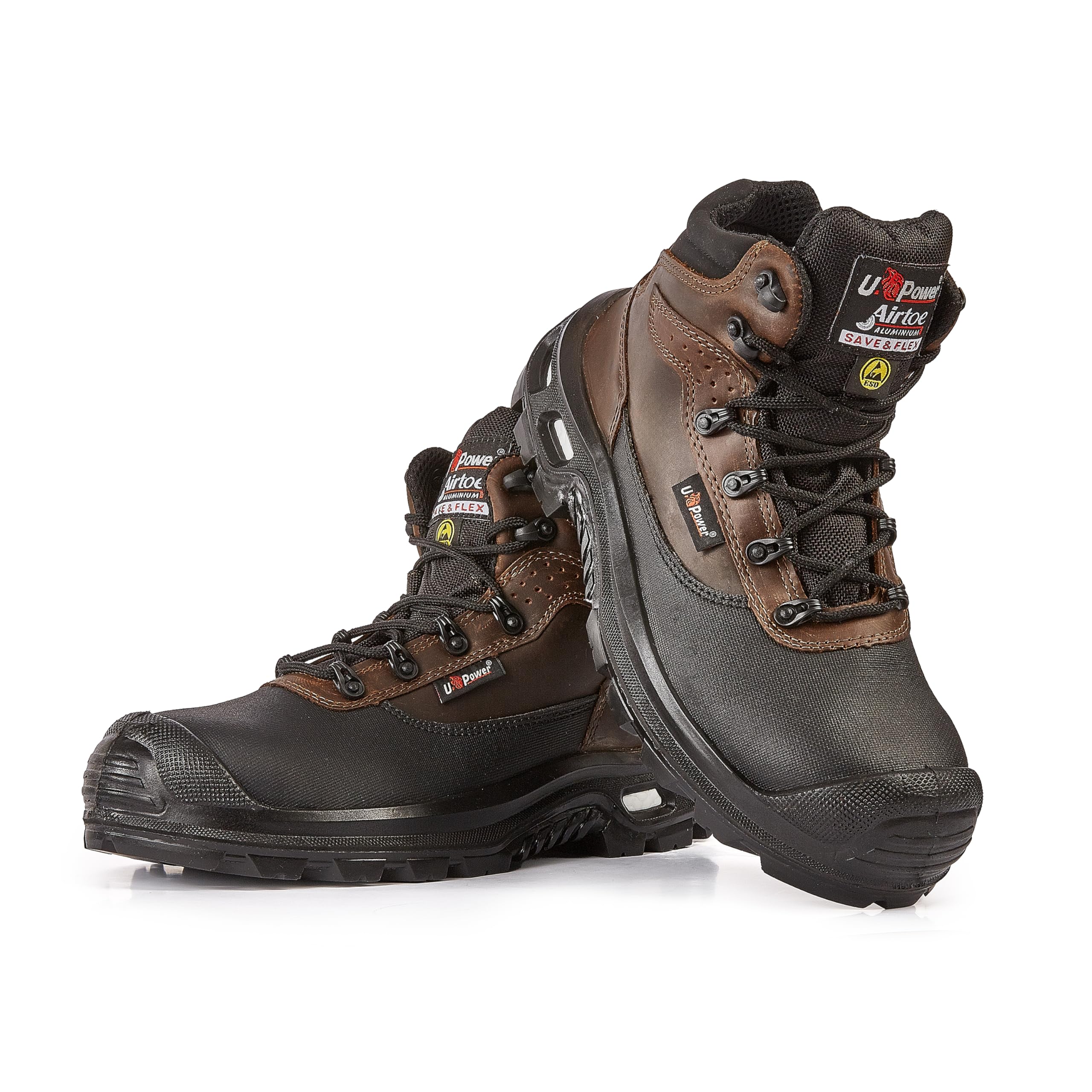 U-Power Red Lion Floyd, Scarpe antinfortunistiche leggere e comode con puntale antiabrasione, puntale in alluminio, antiperforazione, PU infinergy, antiscivolo, resistente all'acqua.