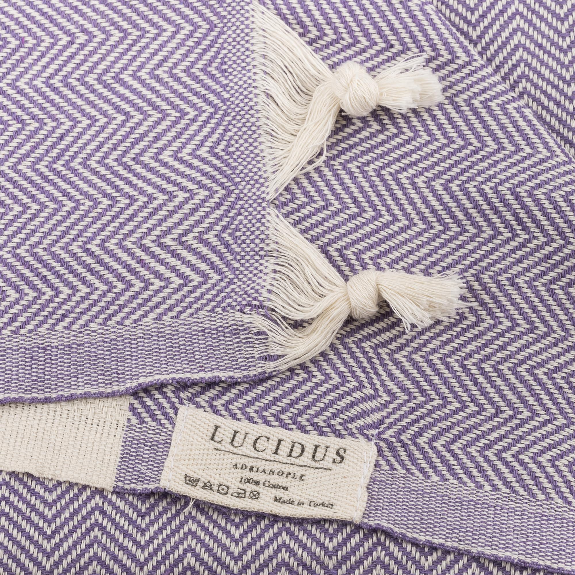LUCIDUS Beach Towel, 100% Turkish Cotton, Quick Drying & Sand-Free, 100 x 200 cm Sauna Towel Hammam Towel for Men and Women - Image 2