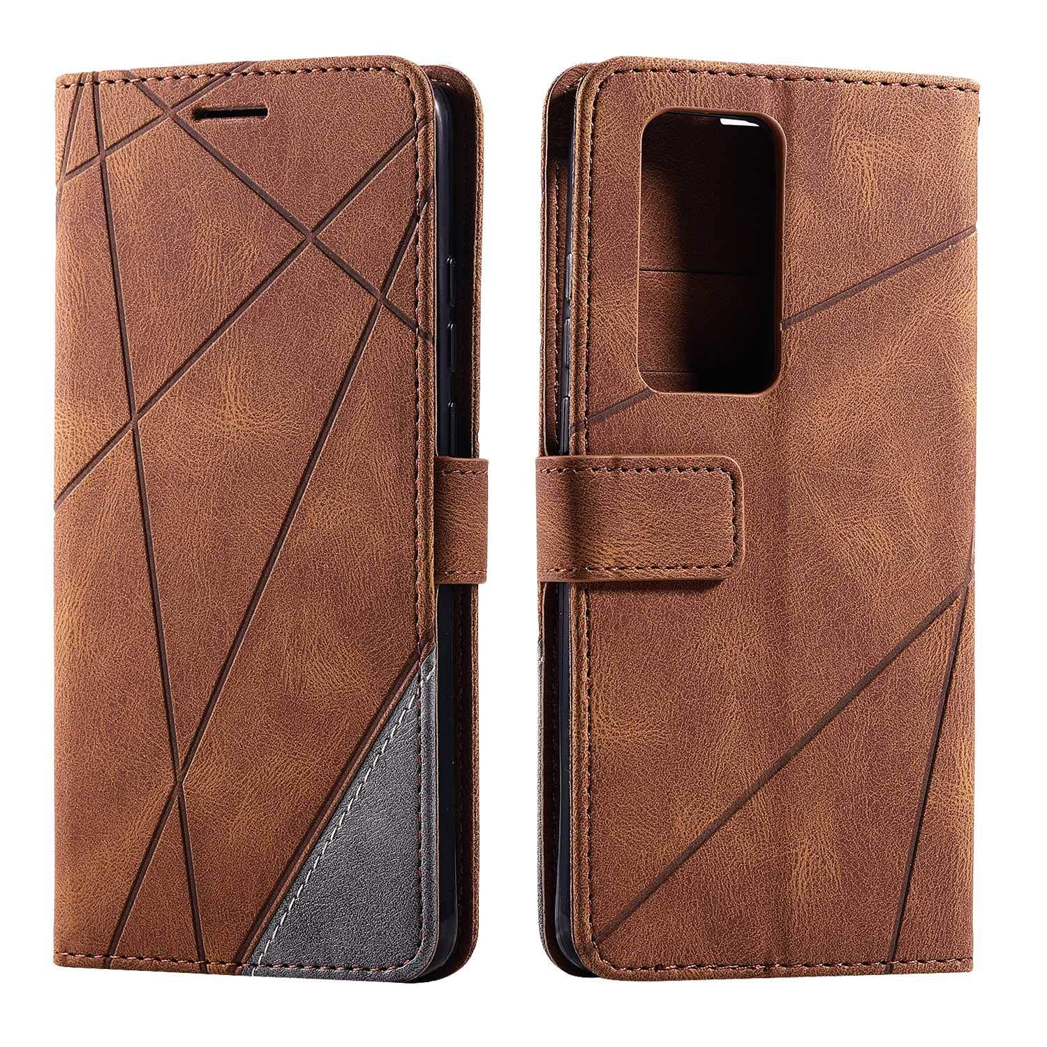 SONWO Coque Pour Huawei P40 Pro, Etui En Cuir PU Portefeuille