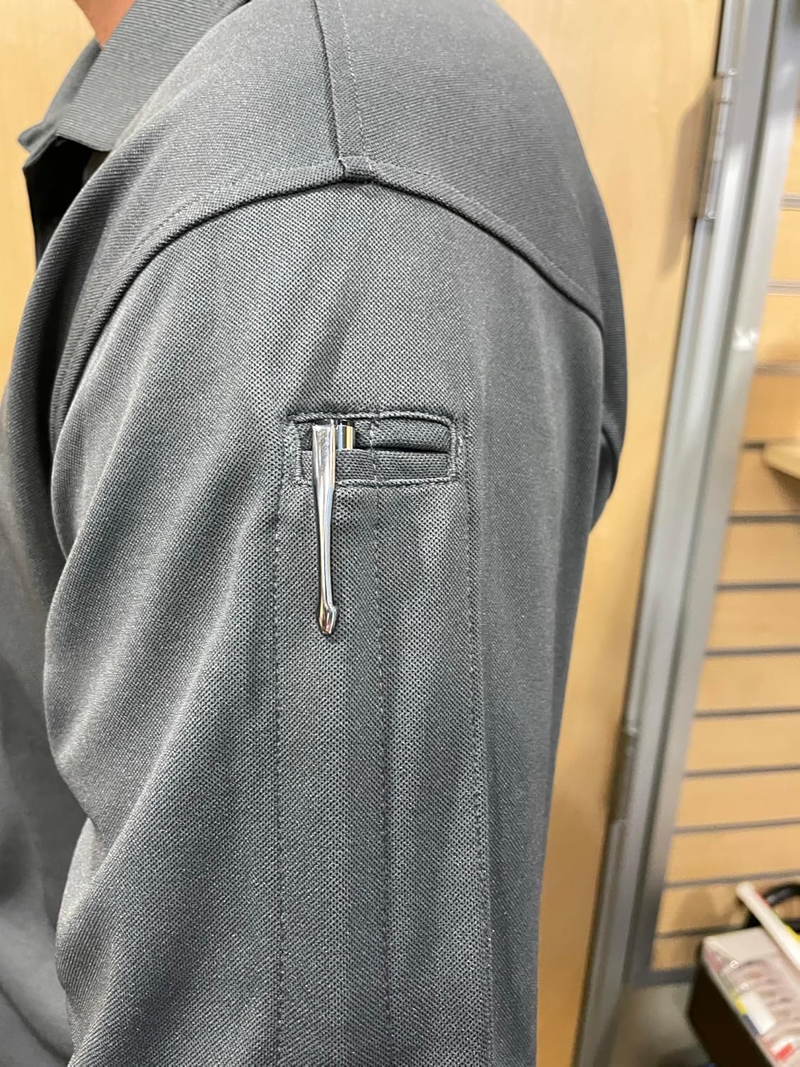 LA Police Gear LAPG Men's Lightweight Short Sleeve Core Polo, Stretchy and Breathable, Anti-Wrinkle Polo Shirt for Men - Image 4