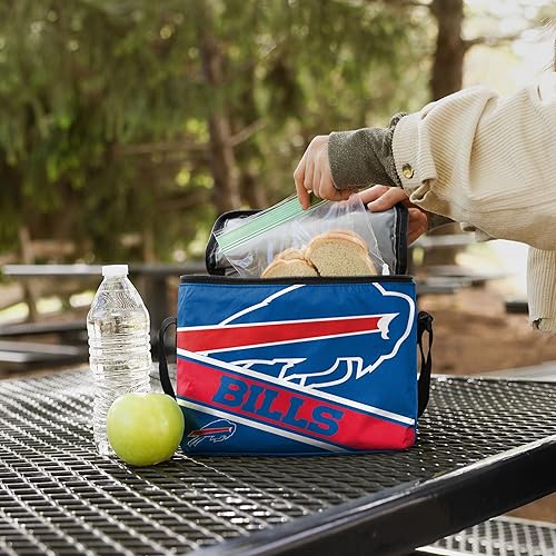 Miniatura 68 de FOCO NFL Unisex-Adult NFL Team Big Logo Stripe 6 Pack Coolers