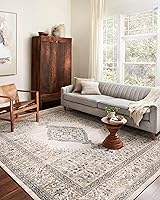 Vista 4 de Loloi Teagan Collection TEA-02 - Alfombra de área de 2 pies y 8 pulgadas x 13 pies, colección Avena/Marfil, gran alfombra suave y neutral