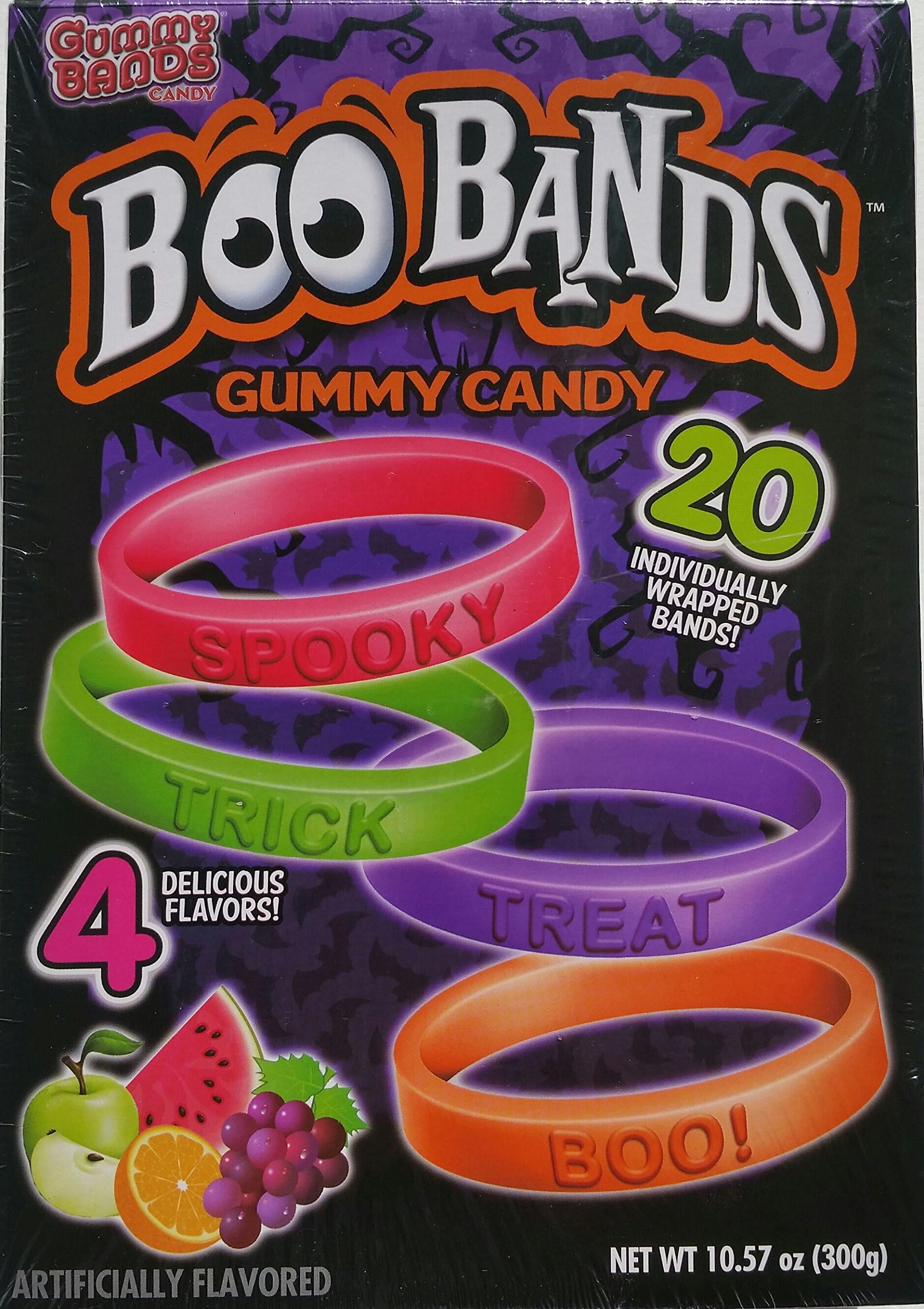 Gummy Boo Bands Halloween Candy Bracelets 20 count