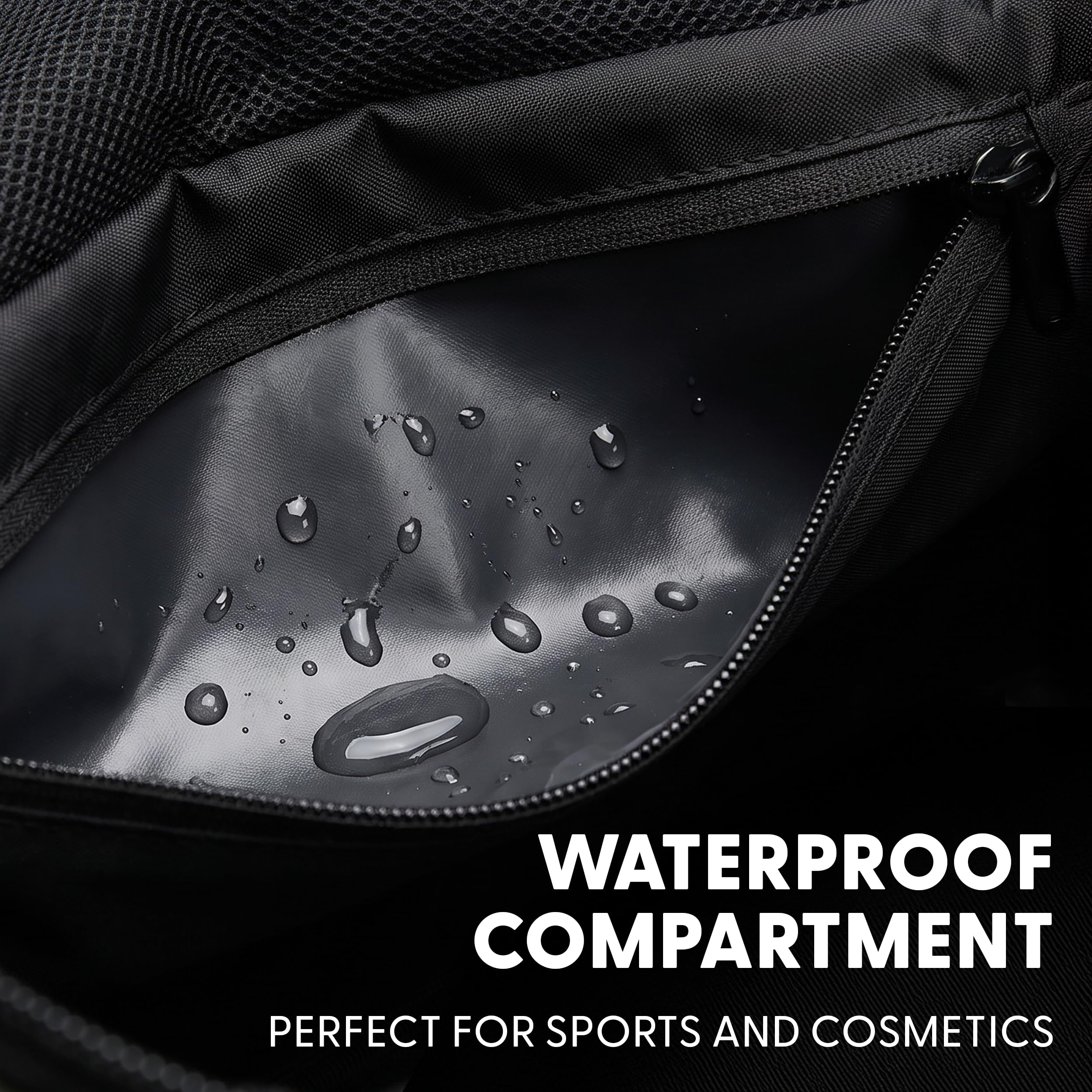 XL Reisetasche mit Rollen 3-in-1 Rucksack und Trolley wasserabweisend | Flow mit Schuhfach und Schutzecken für Herren & Damen | XL Reise-Rucksack aus hochwertigem Ripstop schwarz