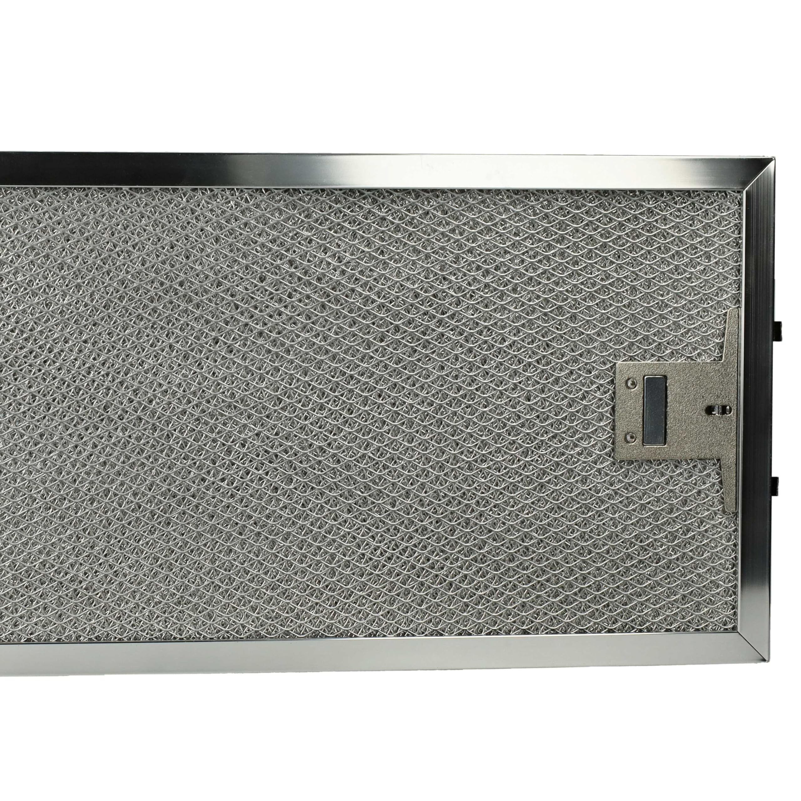 vhbw 2x Filter Metallfettfilter kompatibel mit Miele DA90-1 (1991-1996) Dunstabzugshaube - 17,0 x 38,5 x 0,9 cm, Edelstahl