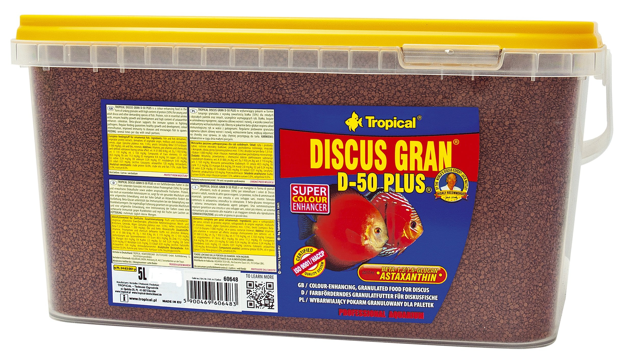 Tropical Discus Gran D 50 Plus, 1er Pack (1 X 5 L)