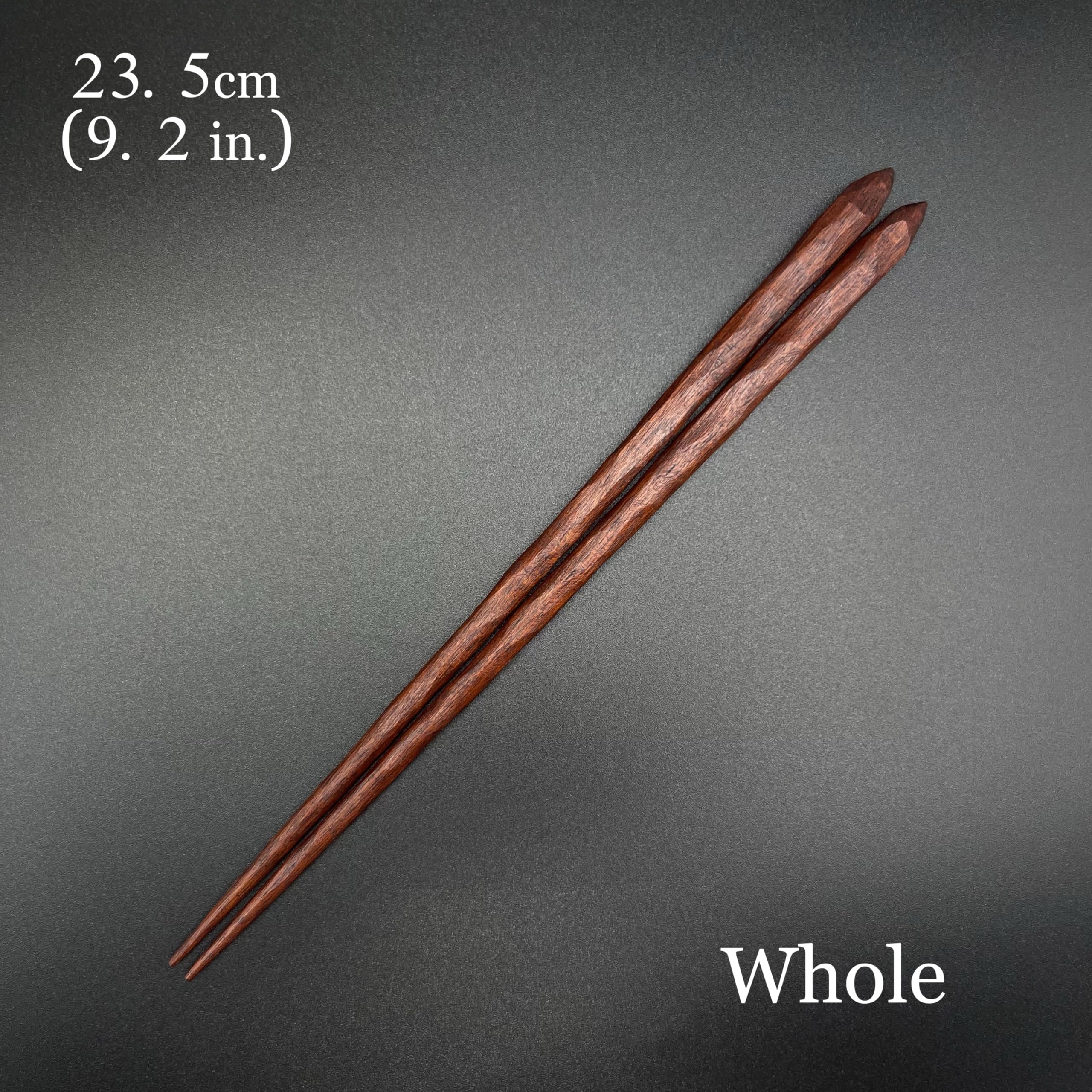 Japanese Hand-Carved Chopsticks – Blood Wood, 23.5cm — Amazon image 2