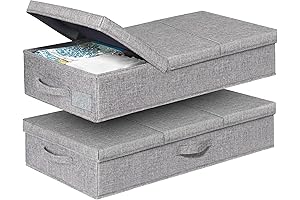 Large Underbed Storage Containers with Lids 2 Pack