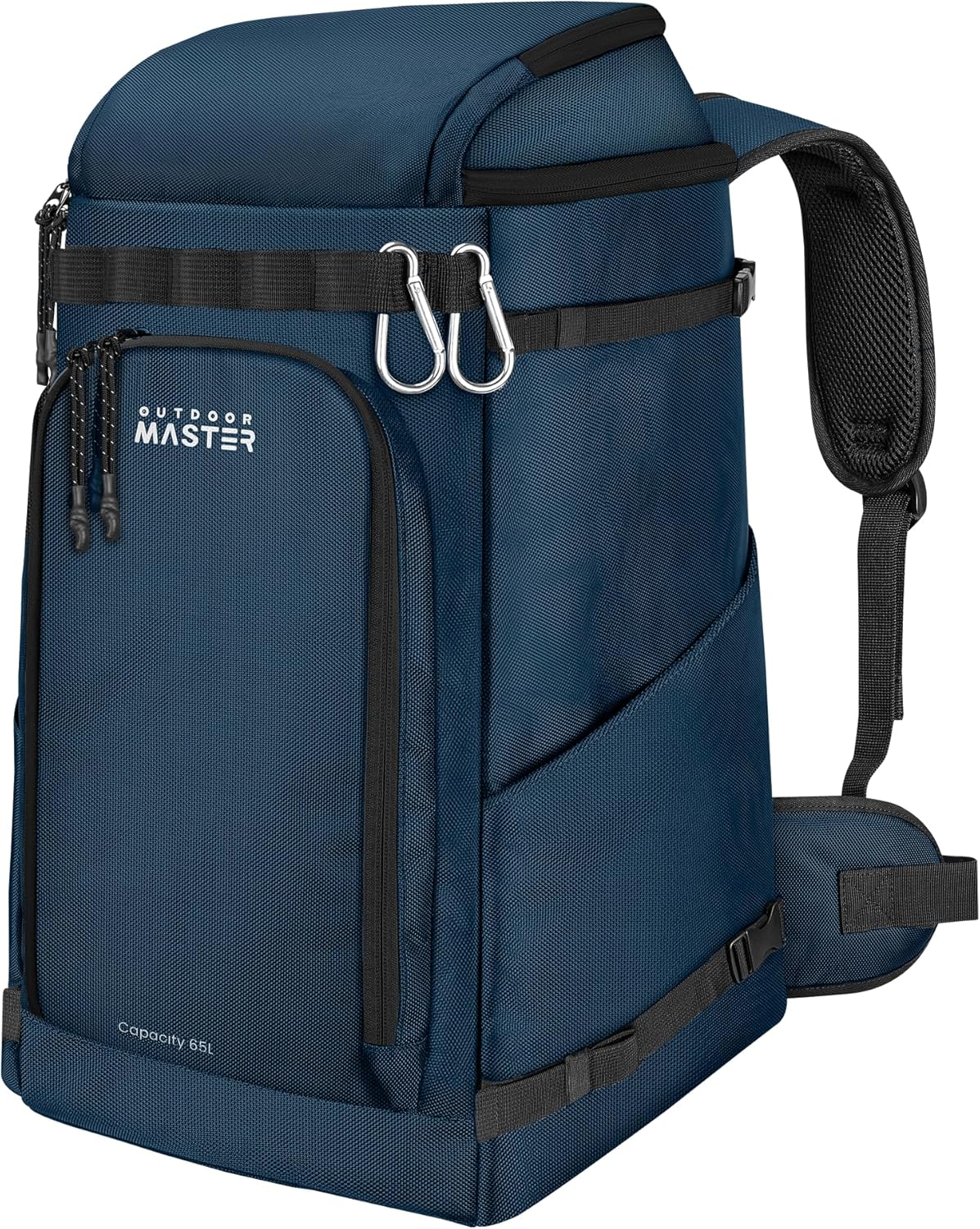 OutdoorMaster 65L Ski Boot Bag - Waterproof Snowboard Boots Backpack with Helmet, Goggles & Gloves Compartments