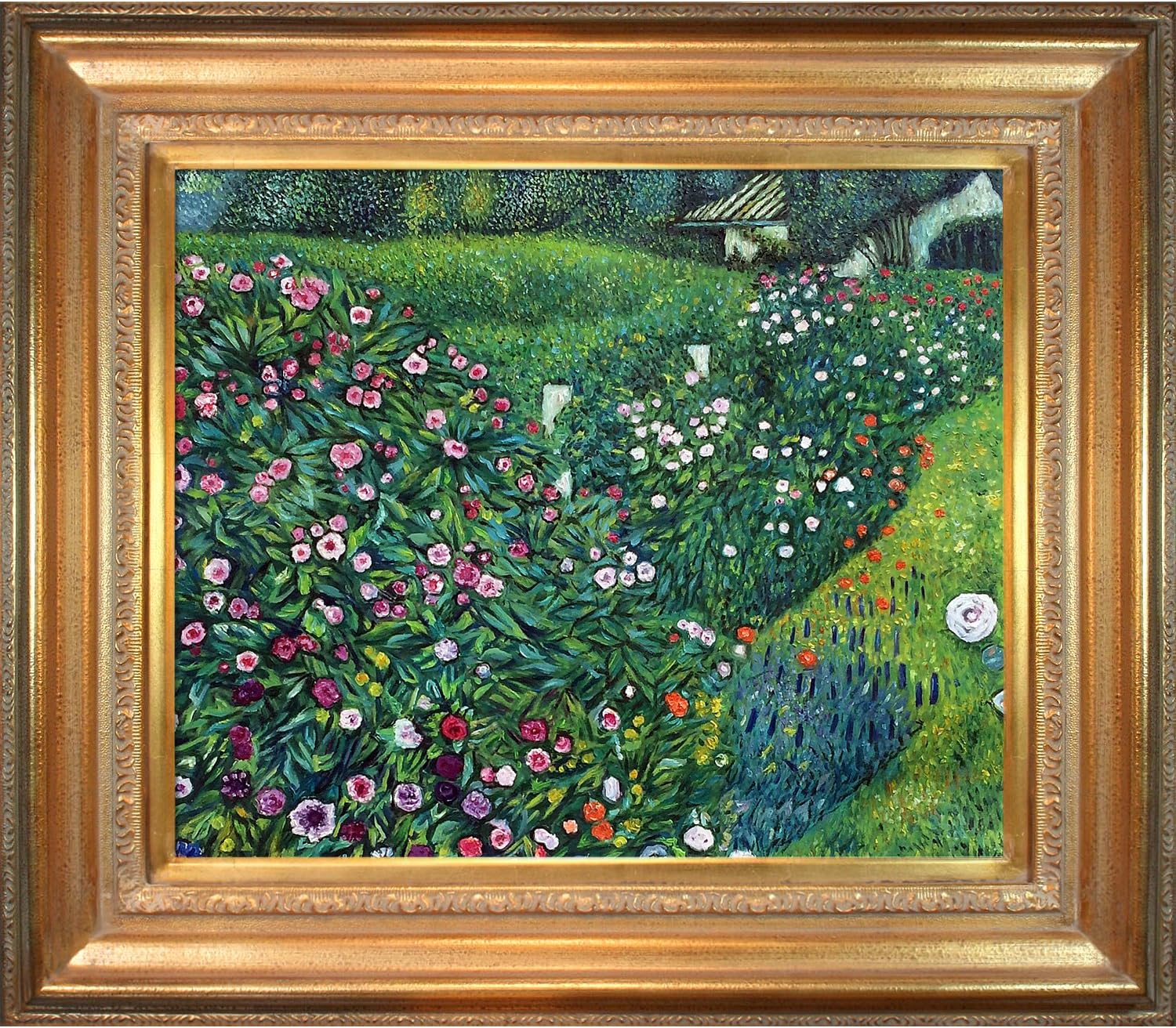 overstockArt Italian Horticulture Landscape, 1913 by Klimt with Mediterranean Gold Frame