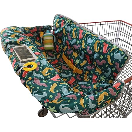 Fodera Per Carrello Della Spesa Leachco Prop 'R Shopper Body Fit, Con Supporti Laterali Imbottiti E Rimovibili Per Il Bambino. Include Cinghia E Borsa Per Il Trasporto.