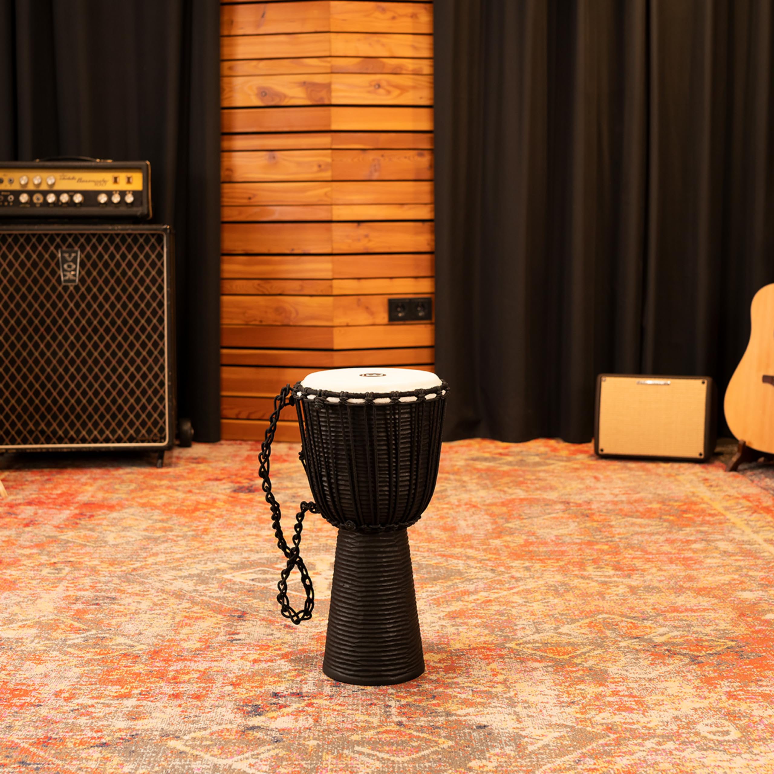 Meinl HDJ3-M - Djembé de madera, piel de cabra