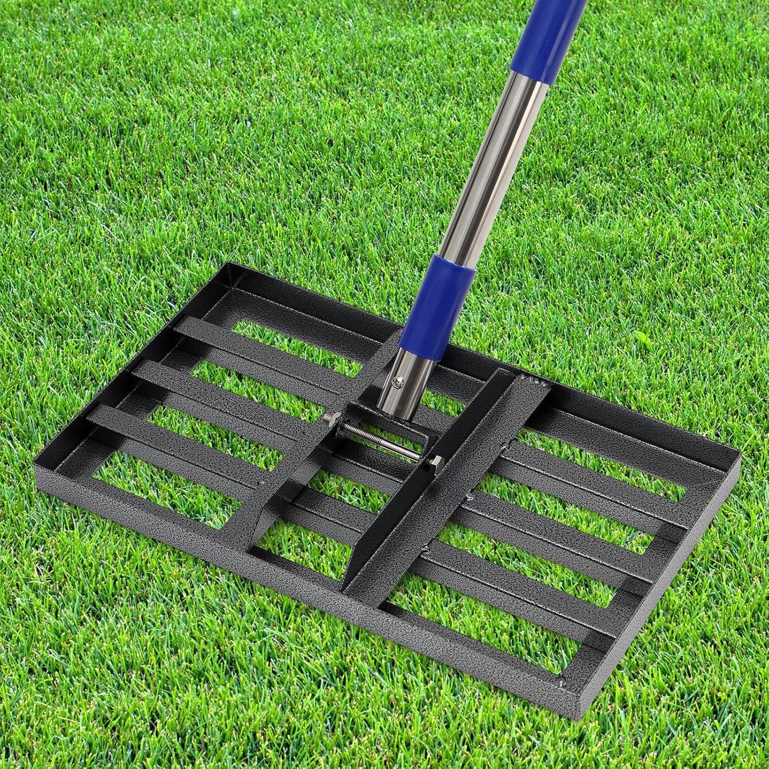 Lawn Leveling Rake, 17"x10" Small Lawn Leveling Rake with