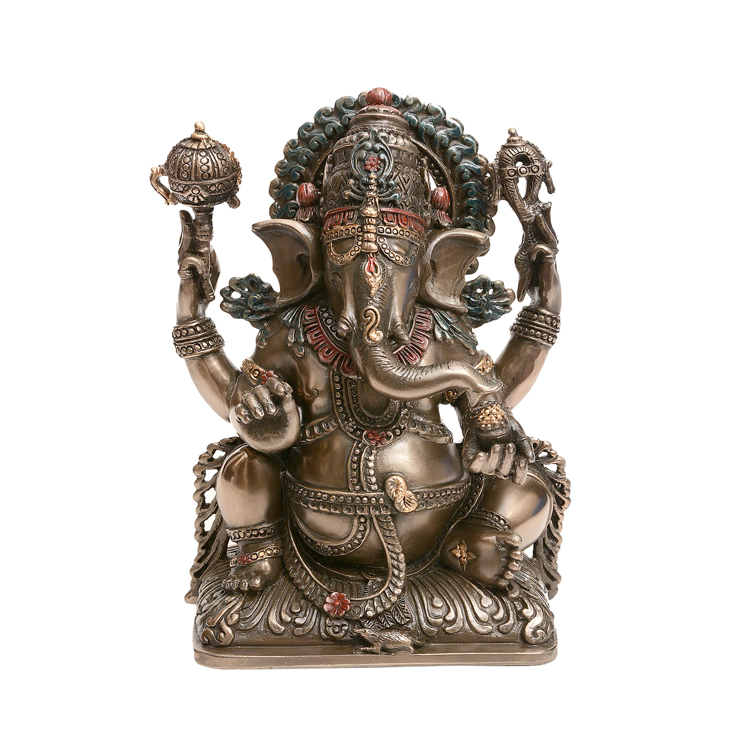 Buy Aone India ® Lord Ganesh Murti Ganesha Idol Bhagwan Bonded Bronze