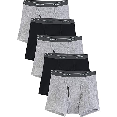 Fruit of the Loom Men's No Ride Up Boxer Brief