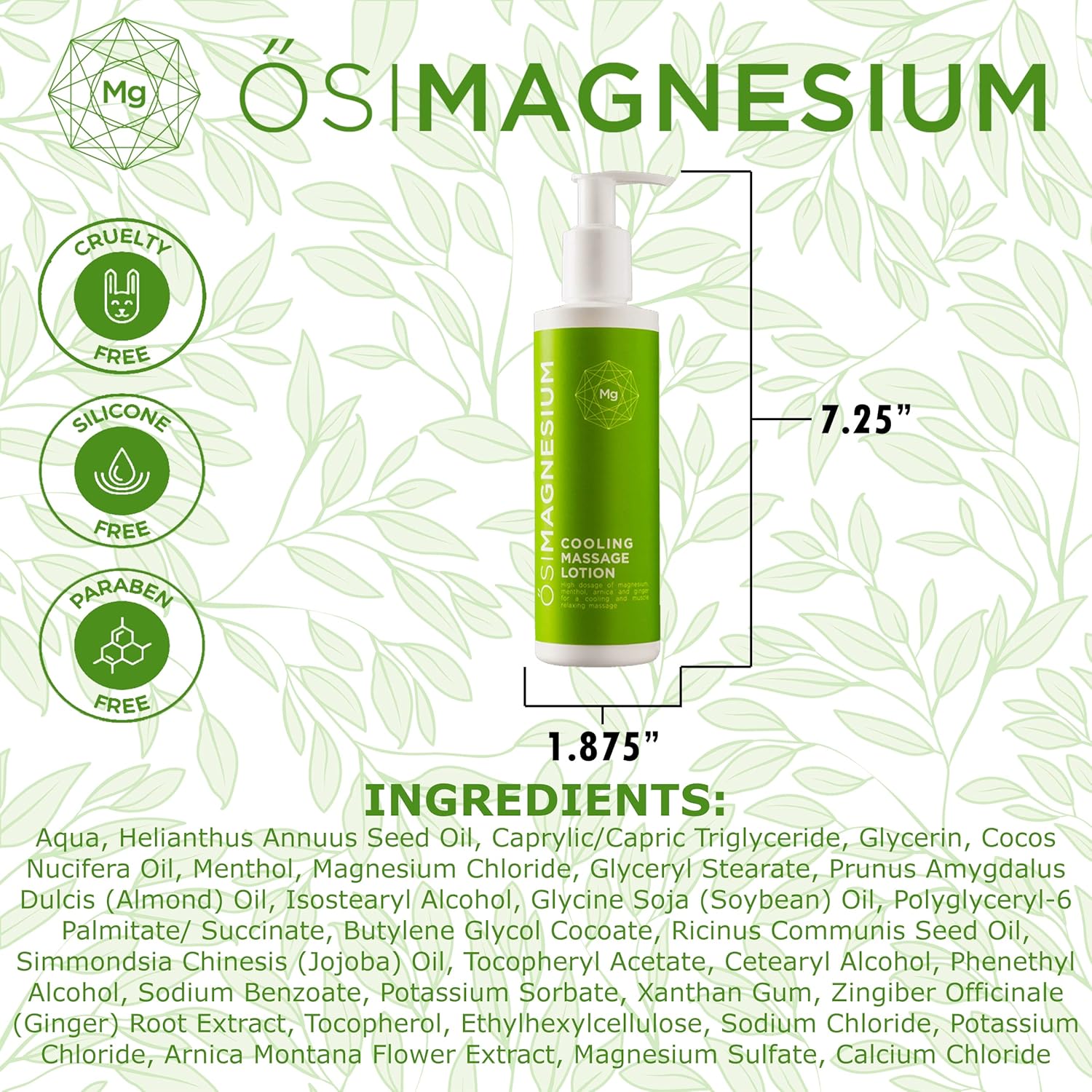 OSIMagnesium Magnesium Cooling Massage Lotion 200ml