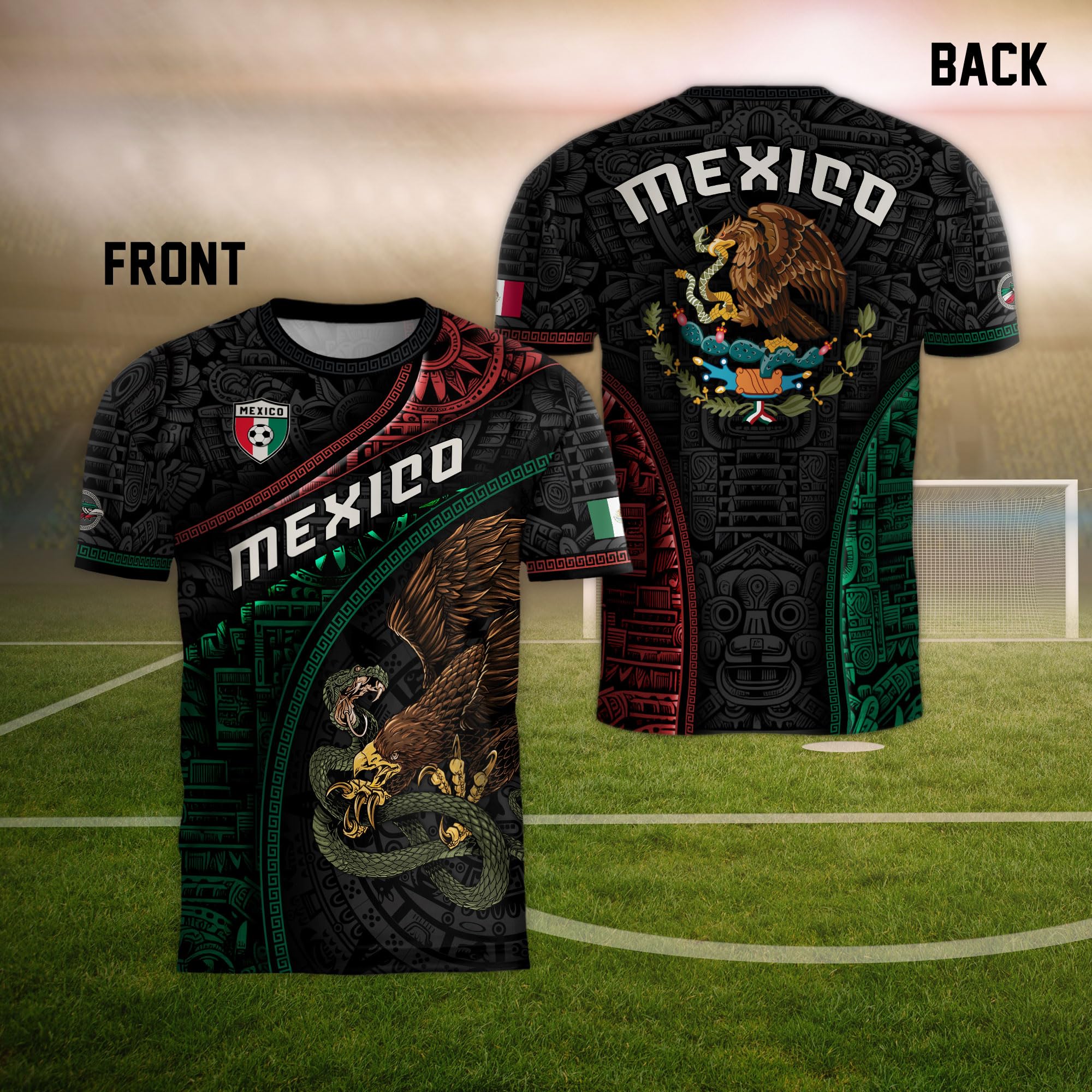 Mexico Soccer Jersey, Mexican Jersey Men Shirt, Jersey De Mexico 1 (3XL)