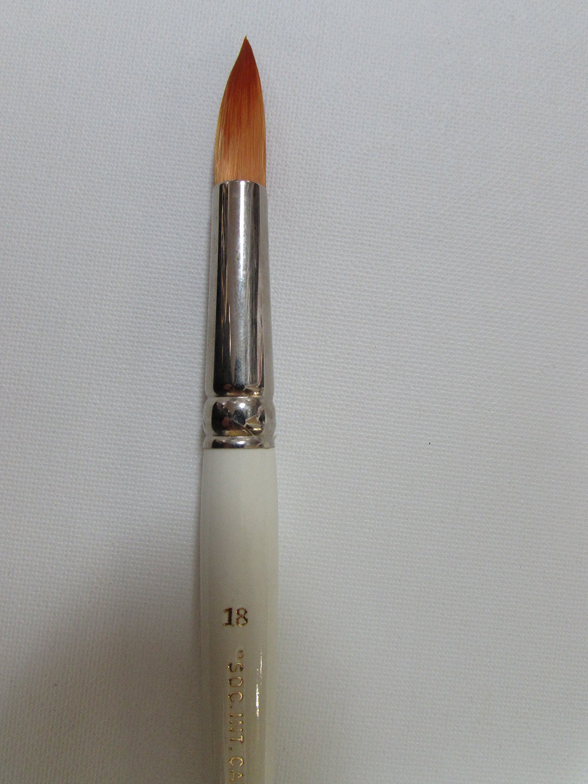 Large Artist Quality Watercolor Brush Golden Synthetic Sable Round #18 Made in Germany