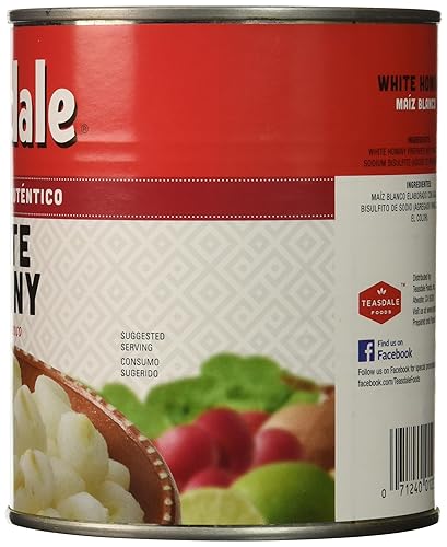 Miniatura 4 de Teasdale White Hominy, 29 oz