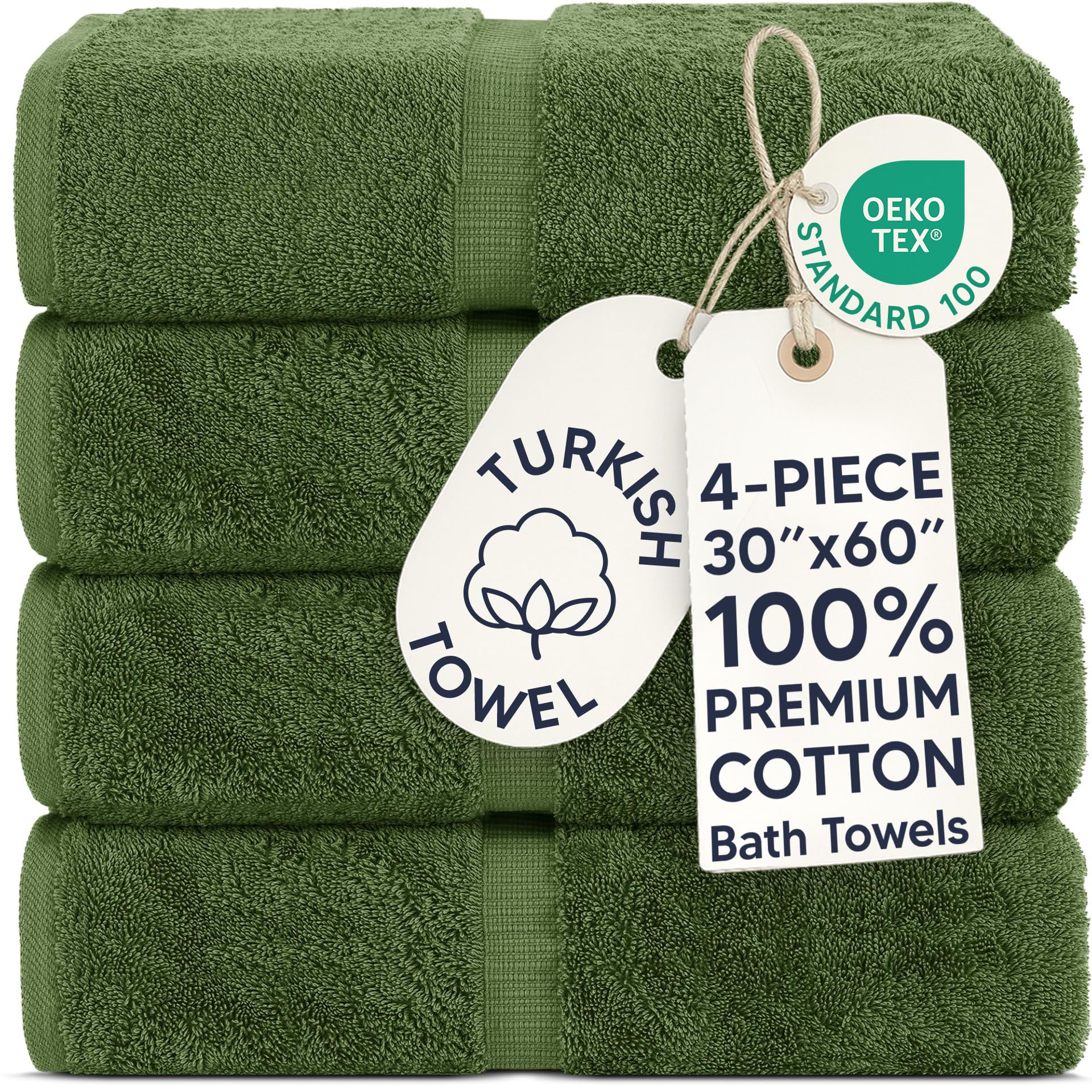 Chakir Turkish Linens Large Bath Towels