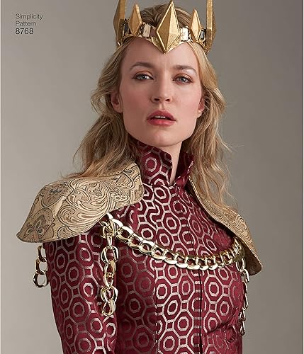Miniatura 4 de Simplicity 8768 Vestido de cosplay de fantasía para mujer, patrón de costura, tallas 14-22